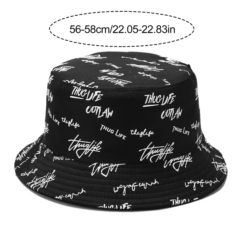 Nón Vành In Chữ Phong Cách hip hop Thời Trang Cho Nam Nữ