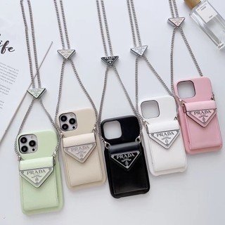 Thời Trang Ốp Điện Thoại Có Ngăn Đựng Thẻ Và Dây Đeo Chéo Dành Cho iphone15 pro max 14 pro max 13 13pro 13promax 12pro 12promax 11
