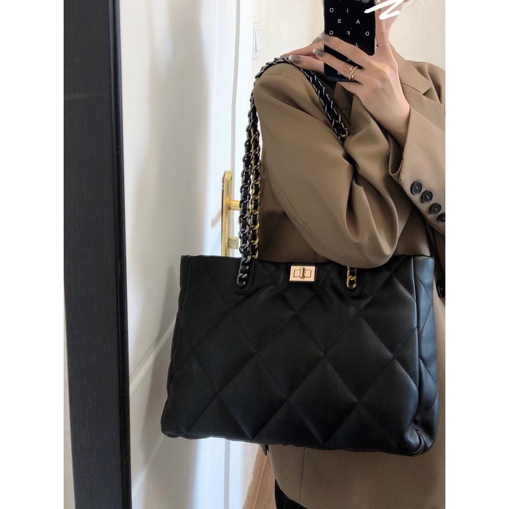 Túi Xách Đeo Vai Sức Chứa Lớn Thiết Kế Đơn Giản Phong Cách Mới Cho Nữ