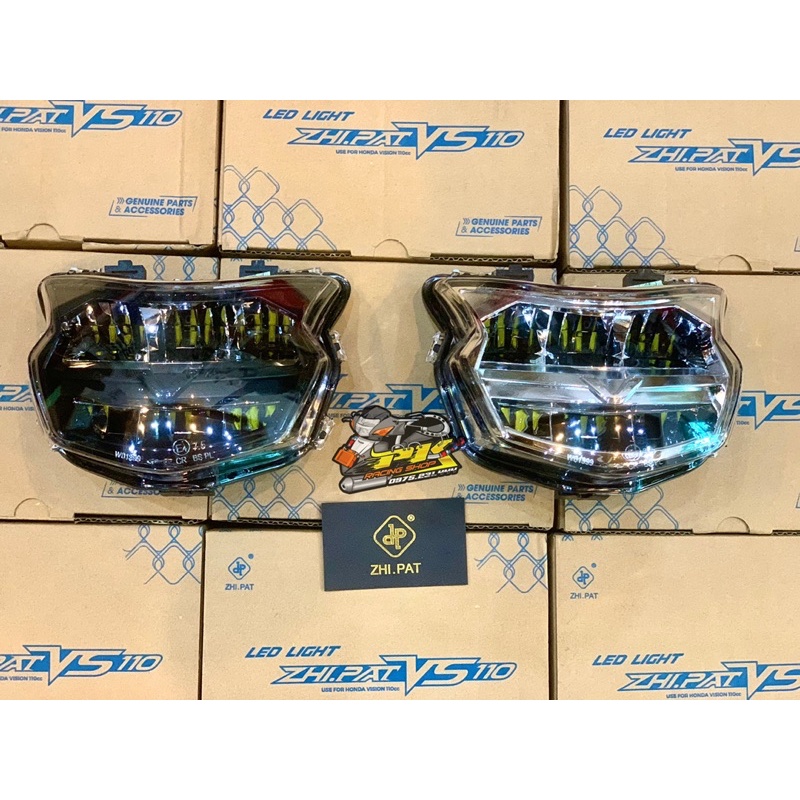 Cụm pha đèn led 2 tầng Zhipat cho Vision 2021-2025