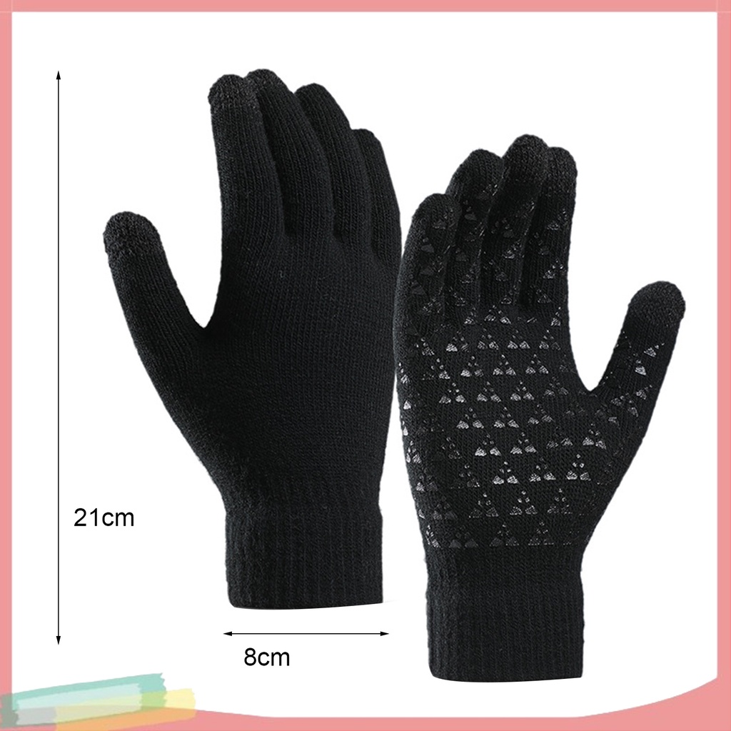 Găng tay giữ ấm cảm ứng chất liệu sợi acrylic thân thiện với làn da