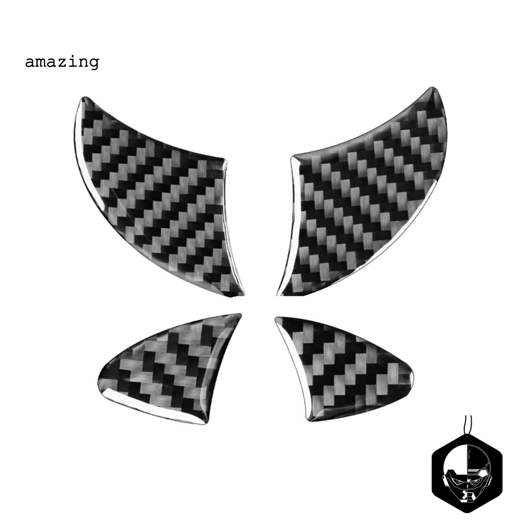 Bộ 4 Miếng Dán Logo Phía Trước Chống Ăn Mòn Cho Toyota Corolla 2014-2018