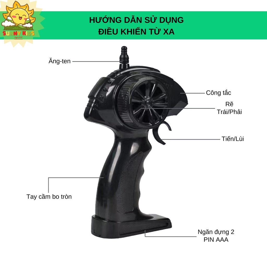 Xe đua điều khiển từ xa tốc độ cao F1 GALE cao cấp, Drift chuyên nghiệp, 20km/h, tần số 2.4GHz, sóng xa 40m - Sunny Kids