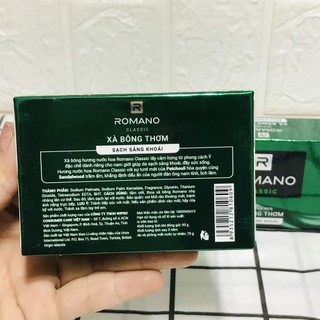 Xà bông thơm ROMANO 90g Chính Hãng.
