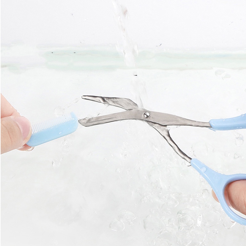 Kéo Tỉa Lông Mày Bằng Thép Không Gỉ Tiện Dụng Cho Nữ