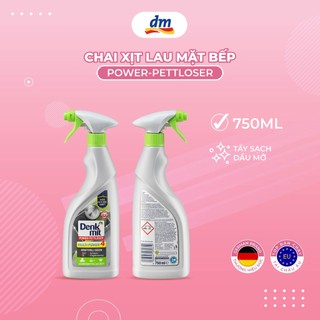 Chai xịt lau mặt bếp, vỉ nướng Denkmit Power-Fettlöser Multi-Power 4, 750ml - hàng nhập khẩu Đức - MKT.DENKMIT23
