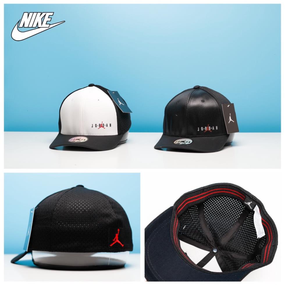 Mũ nón lưỡi trai Jordan chất vải cotton Hàn Quốc cao cấp, nón kết Unissex màu trắng đen be logo in thêu