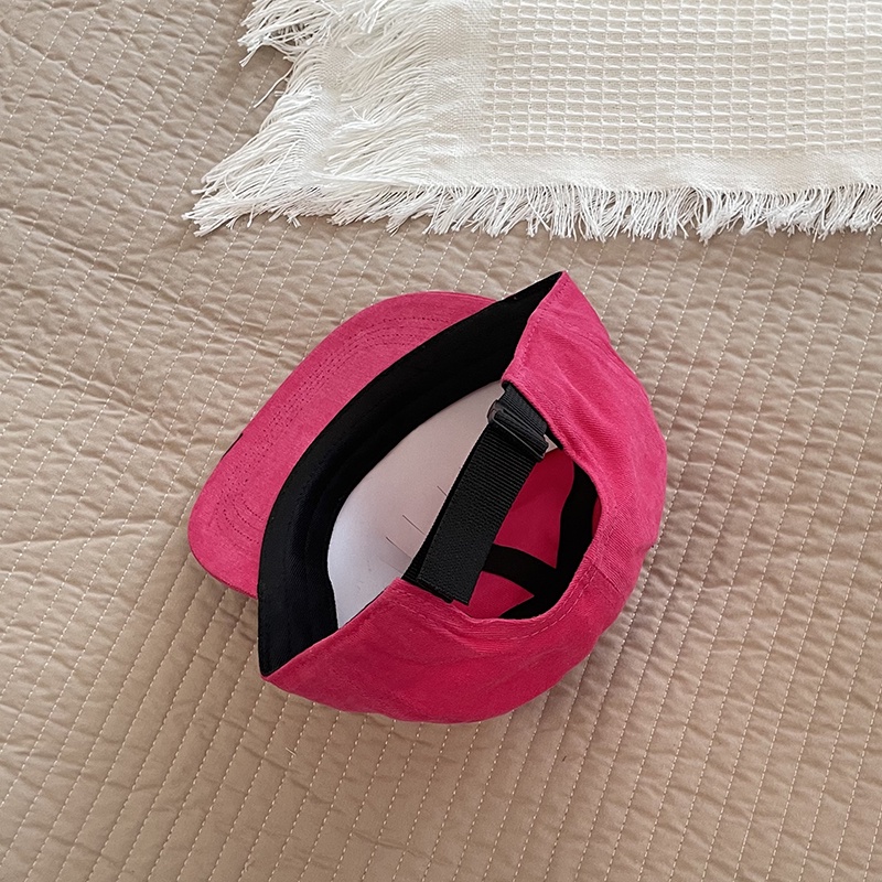 Mũ Lưỡi Trai Cotton Màu Trơn In Chữ Phong Cách Hàn Quốc Thời Trang Xuân Thu Cho Bé