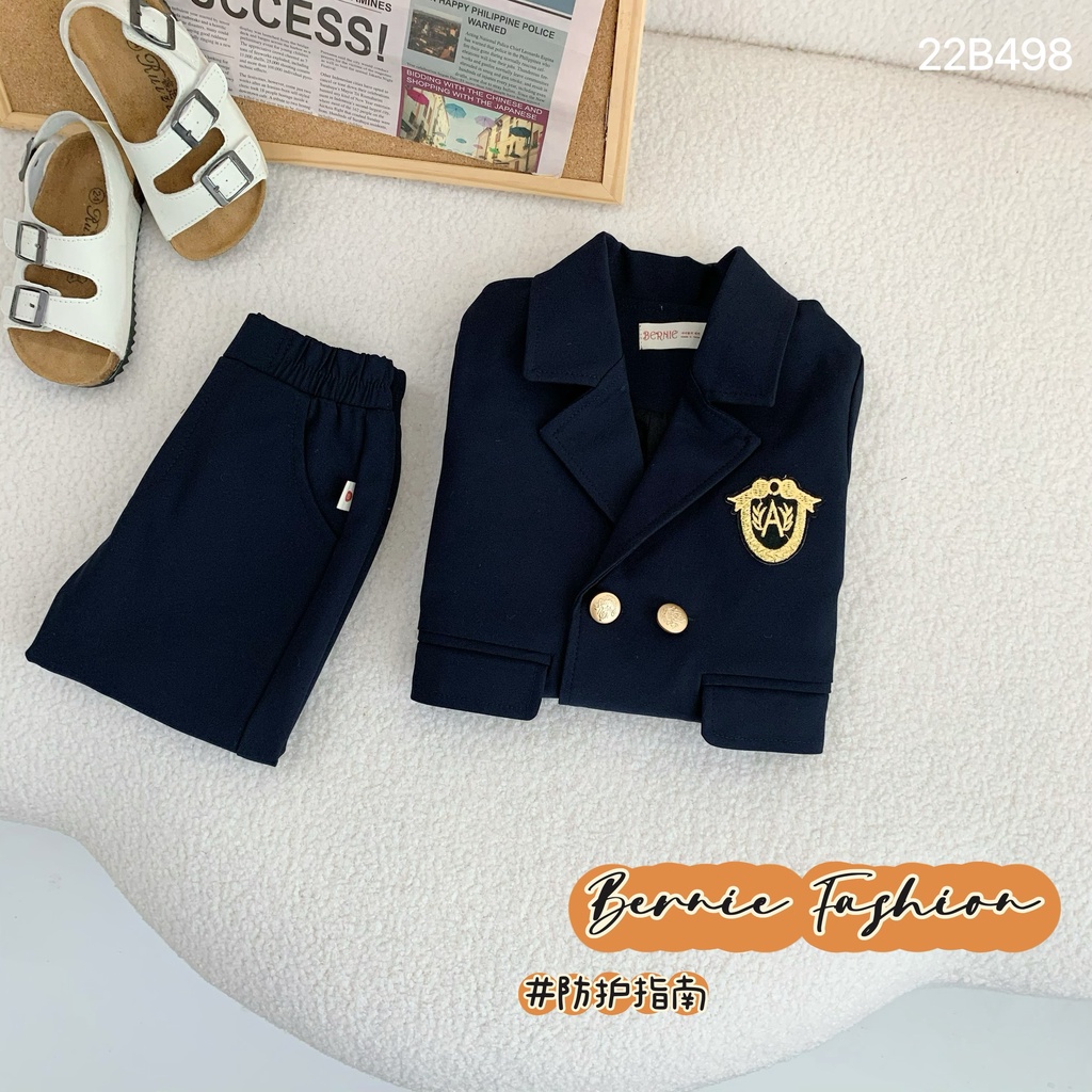 Set vest phong cách Hàn Quốc cho bé trai, bộ complet suit công tử hàng đẹp