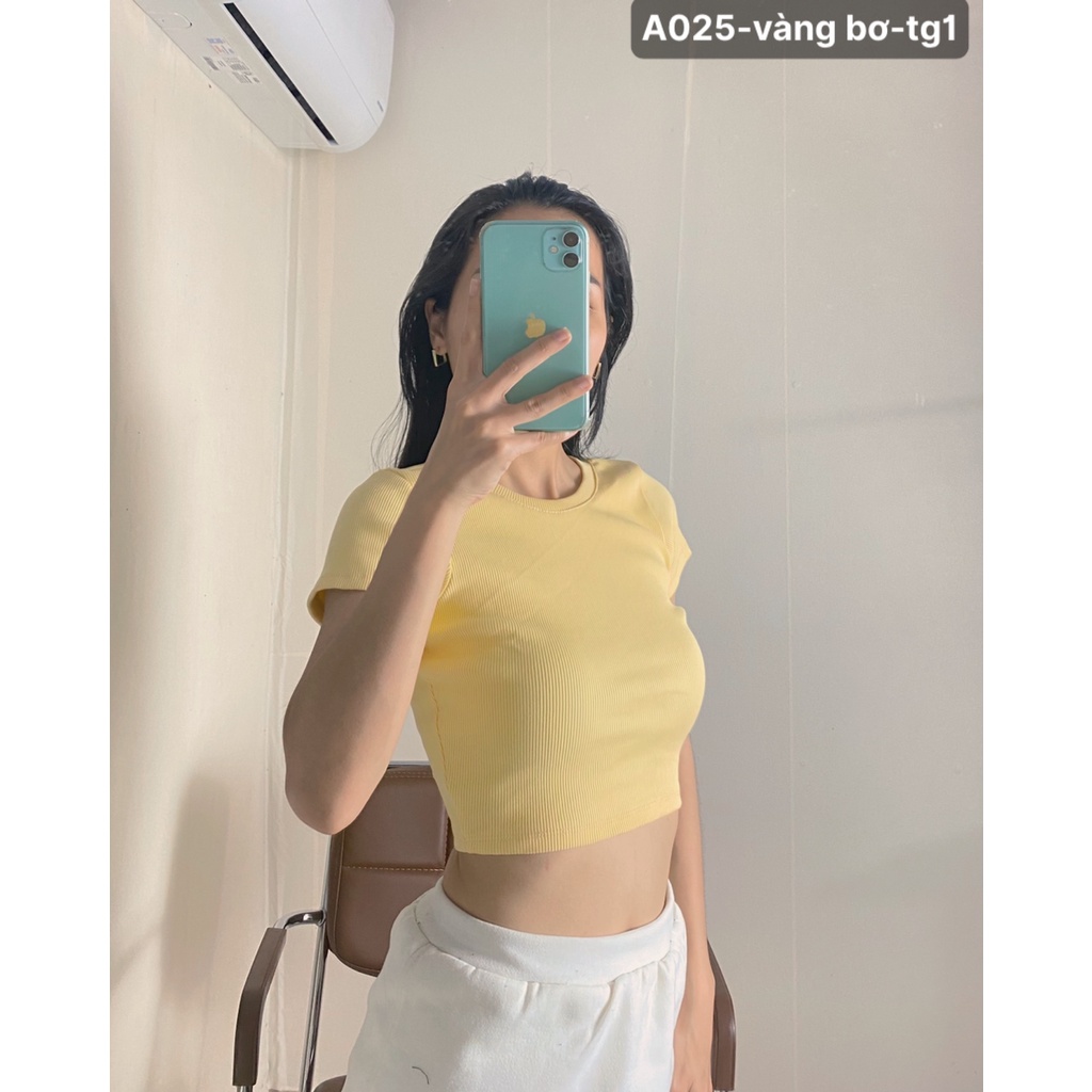Áo Croptop Tay Ngắn A025