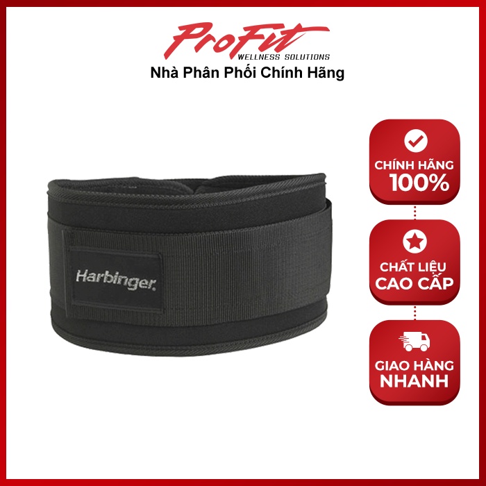 Đai Lưng Tập Gym Harbinger Foam Core Belt 5 Inch – Loại Mềm