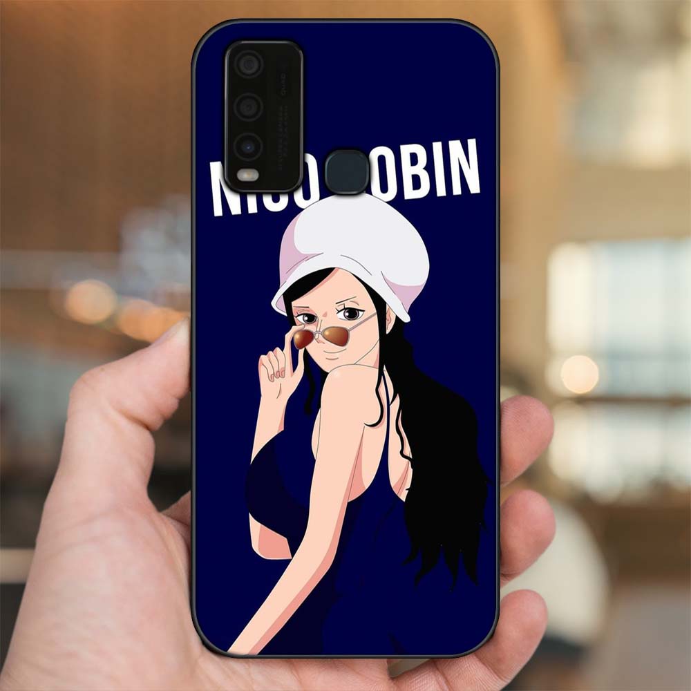 Ốp lưng Vivo Y30, Y50 viền đen in hình Nico Robin One Piece Đảo Hải Tặc