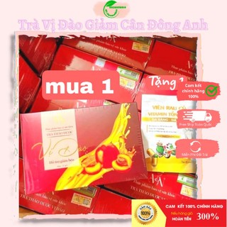 Trà giảm cân vị đào collagen x3 - trà đào giảm cân mn beauty group - mỹ phẩm đông anh