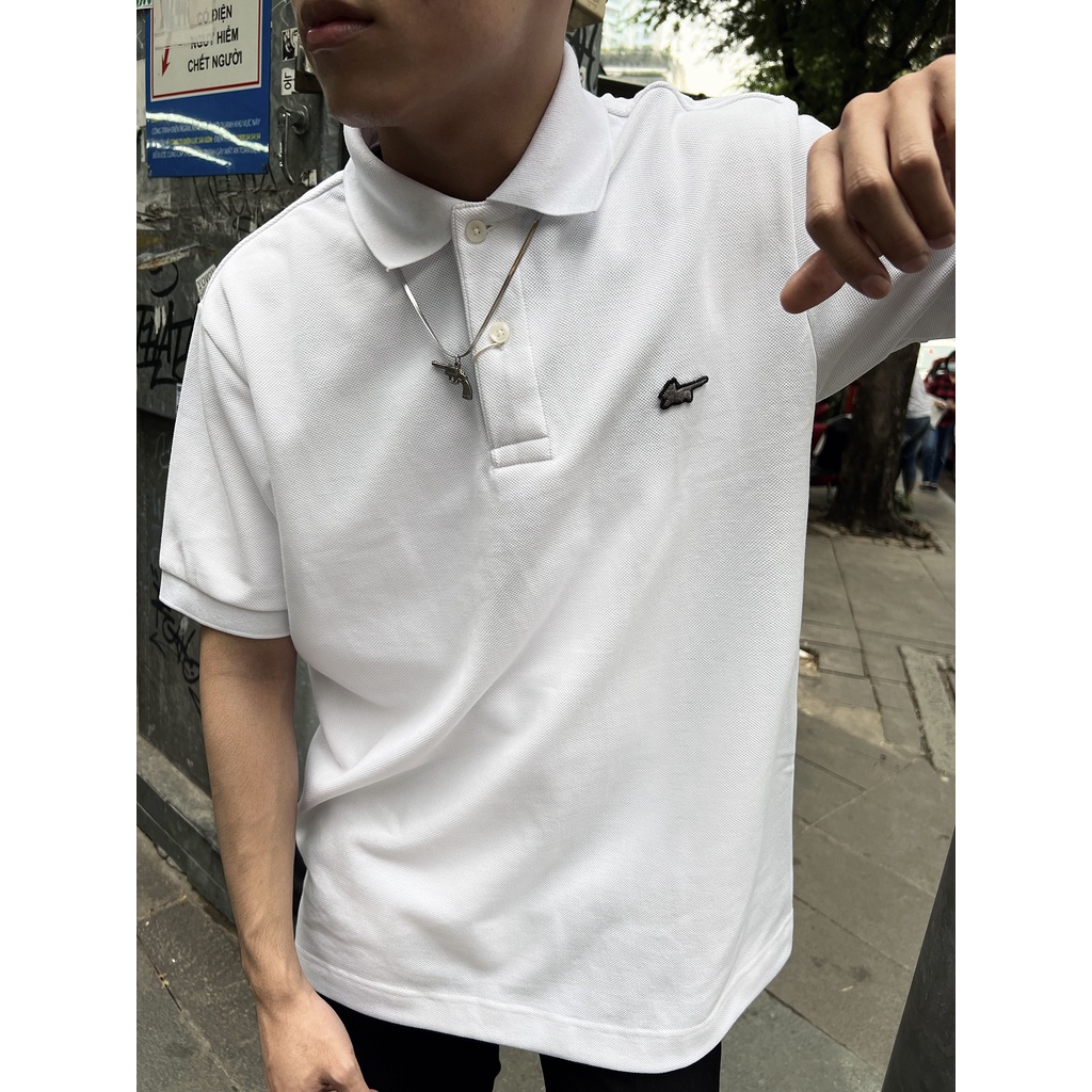 ÁO POLO trắng Racing Mouse CHUOTTRANG