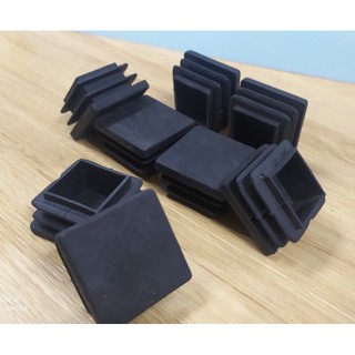 Combo bộ 100 chiếc bịt nhựa loại 30x30, - 40x40 bịt đầu ống sắt hộp, núm, chụp, chân đế, nút cao su bịt chân bàn, ghế, ố