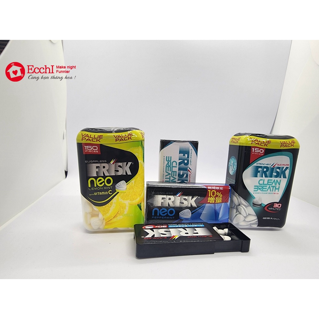 Kẹo ngậm vị chanh bạc hà, nho hộp lớn 150 viên Nhật bản
