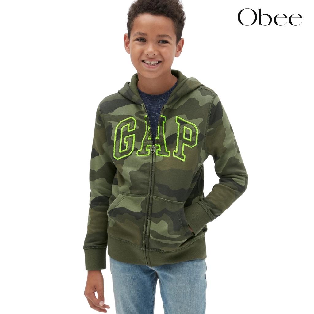 Áo khoác bé trai Obee's Closet Áo khoác nỉ mỏng có nón 16 - 21kg