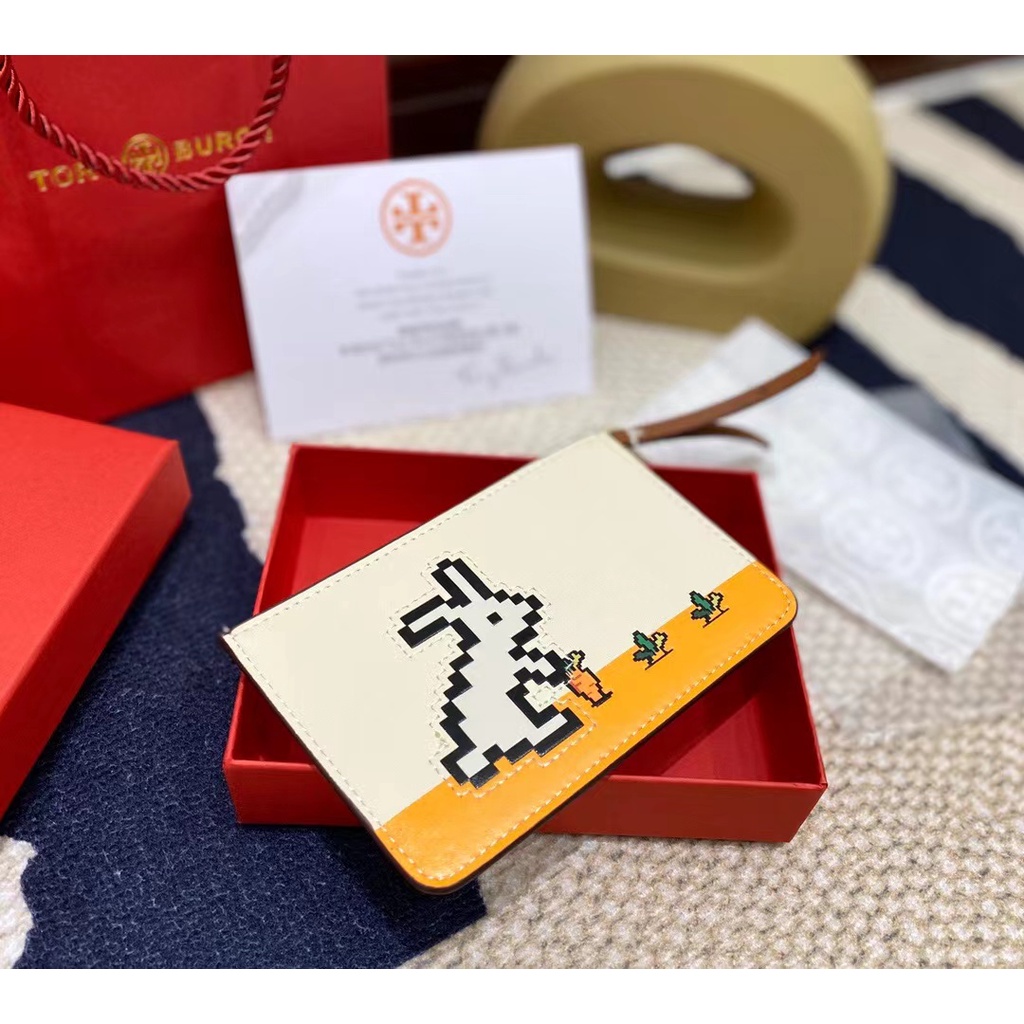 Tory Burch Ví Đựng Thẻ / Thẻ Có Dây Đeo Anime Dành Cho Nữ / Ví Tiền Lẻ Mới Nhất