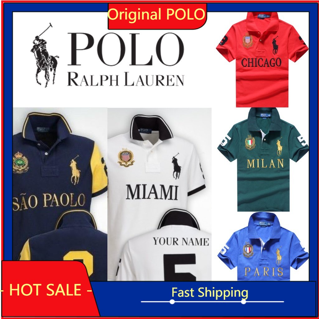 ▶Bộ Đồ Chơi Lắp Ráp Thành Phố Độc Đáo◀ Áo Thun Polo Ralph Lauren Tay Ngắn Dáng Ôm Vải Cotton Thời Trang Cao Cấp Cho Nam