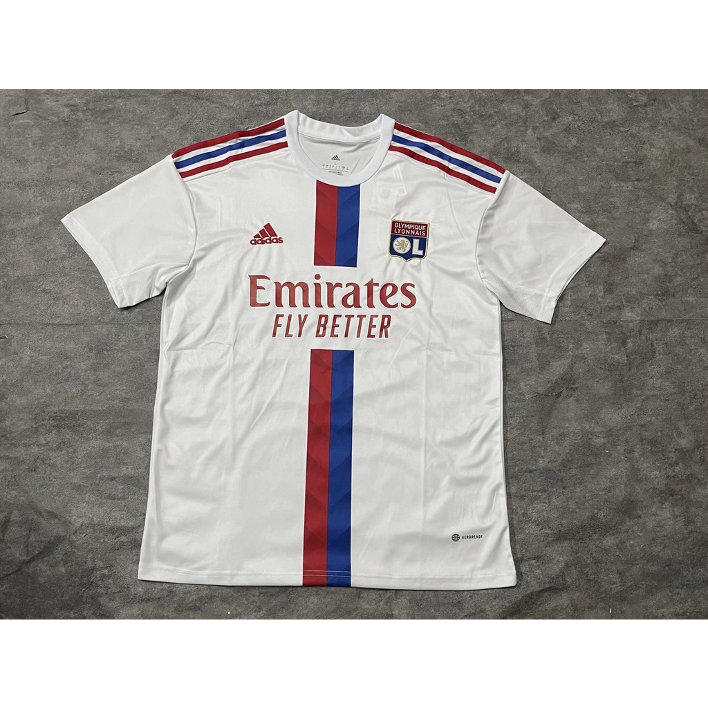 Áo Thun Bóng Đá Tay Ngắn Chất Lượng Cao 2223 Lyon Home