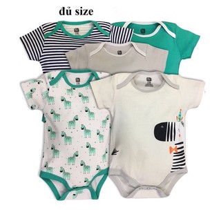[Mã SKAMLTSM9 giảm 10% đơn 99K] Set 5 body xuất dư xịn cho bé trai và bé gái