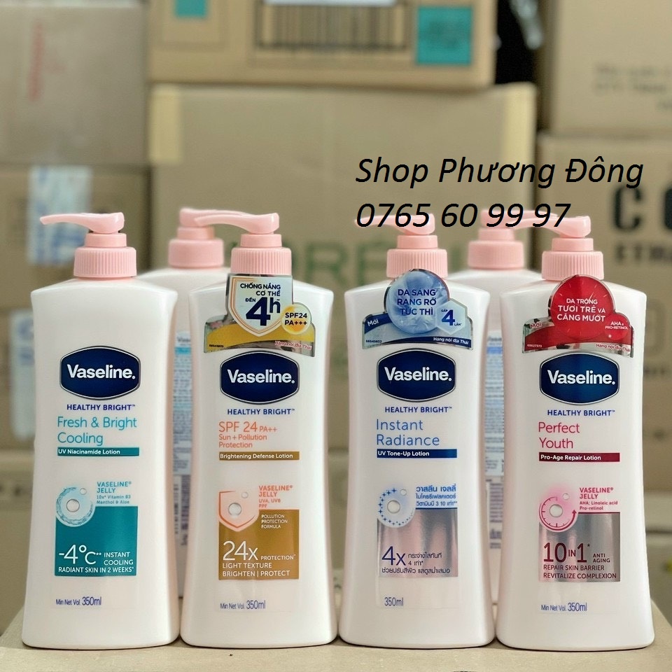 Sữa Dưỡng Thể Trắng Da Vaseline Healthy White Body Lotion 400ml