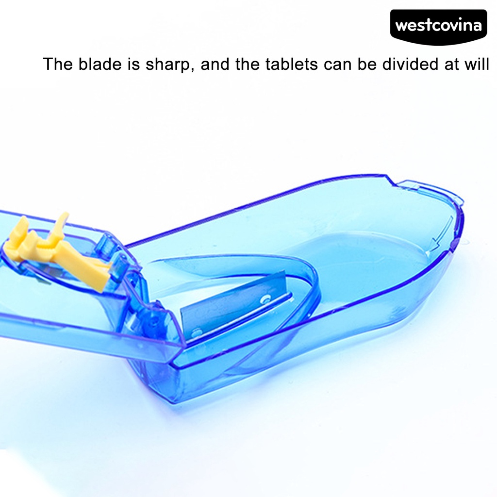 [WEST]⚘Hộp Đựng Thuốc Bằng Nhựa Vitamin Trong Suốt Có Thể Điều Chỉnh Tiện Dụng