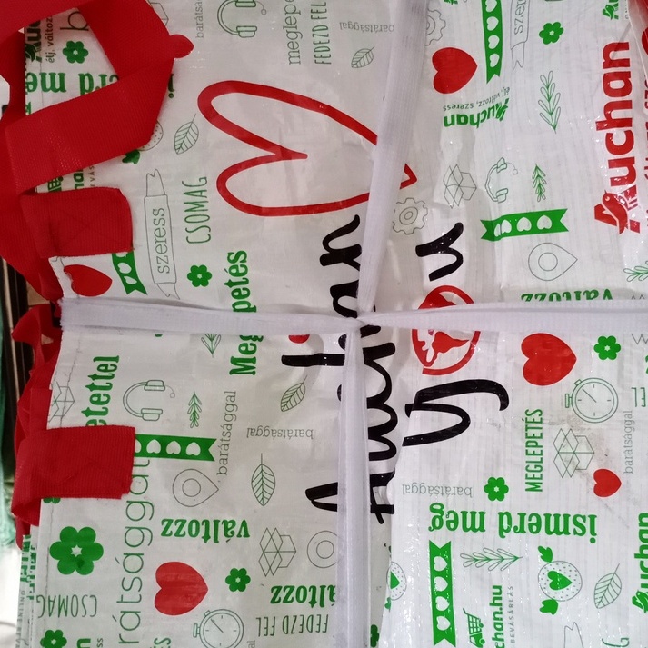 Túi siêu thị /túi bạt dứa/ túi môi trường 10 cái