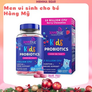 Men vi sinh cho bé lovebug mỹ có chất xơ men tiêu hóa cho bé trên 4 tuổi