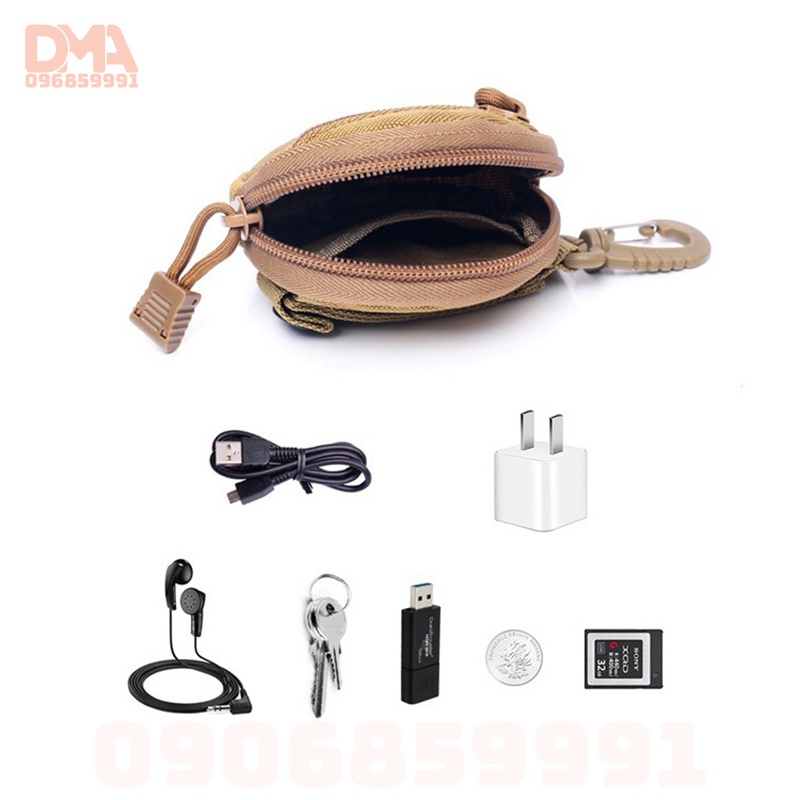 Túi Molle chiến thuật,túi đựng chìa khóa dã ngoại EDC