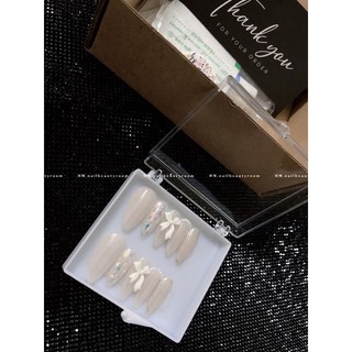 Nailbox móng up thiết kế thạch nơ