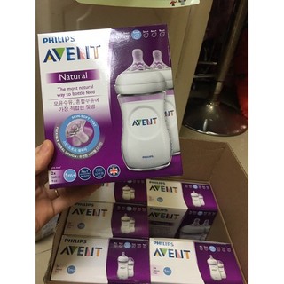 Hộp SET ĐÔI 2bình sữa AVENT 260ml