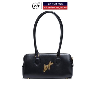 Túi Xách Nữ WT LEATHER Twinkle Da Bò Thật Màu Đen, Đỏ Cherry