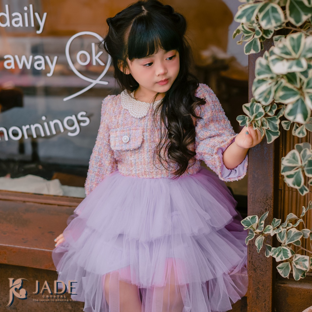 Váy Dạ Công Chúa Màu Tím JADE CRYSTAL BOUTIQUE
