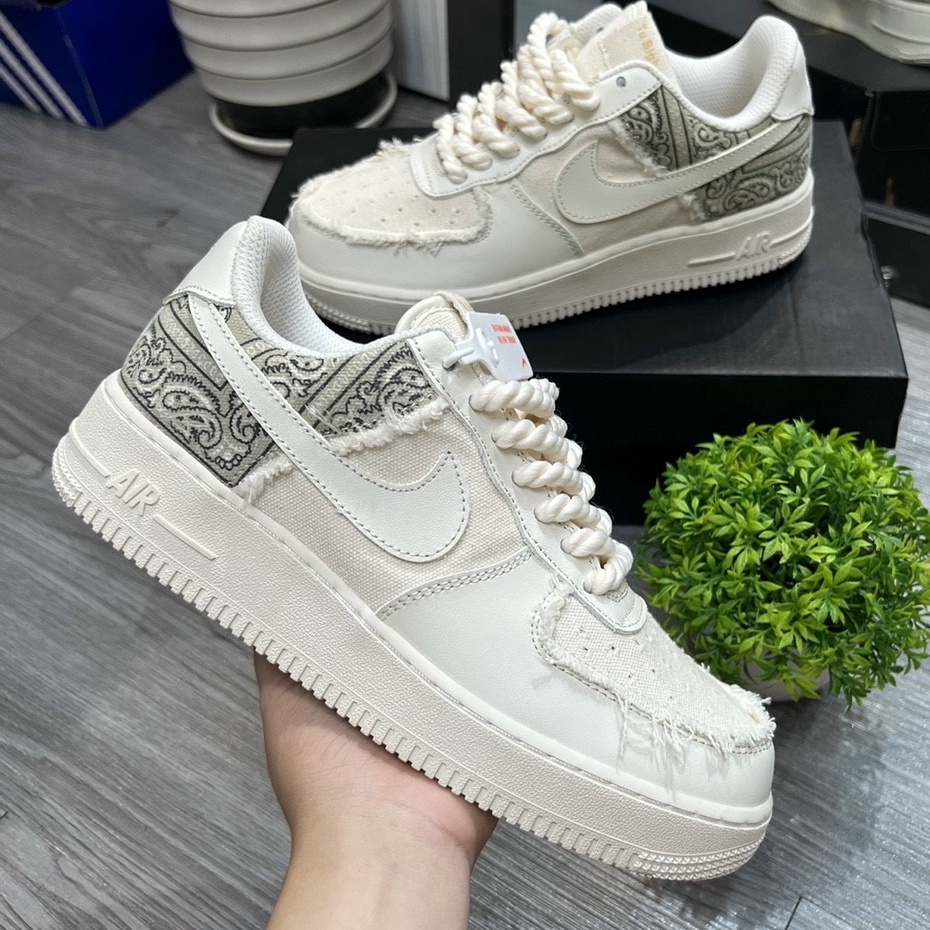 Giày_Nike AF1 Nam Nữ Thời Trang, Giày Air Force 1 Dây Thừng Thời Trang Hàng Đẹp Full Box!laystoreNT