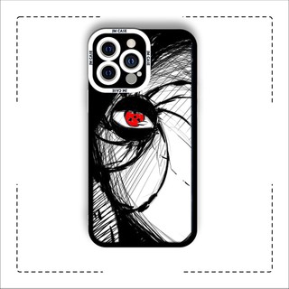 Ốp lưng iphone samsung xiaomi oppo cạnh vuông JMCase Saringan Obito Uchiha Naruto Anime Manga