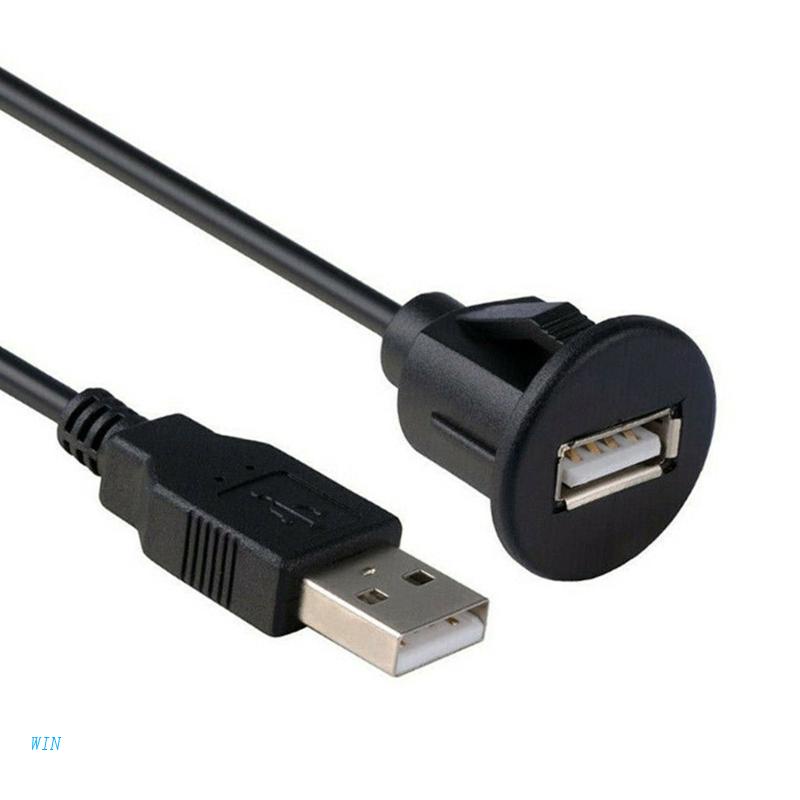 Dây Cáp Nối Dài Cổng USB 2.0 Bằng Nhựa Cho Bảng Điều Khiển Xe Hơi | BigBuy360 - bigbuy360.vn