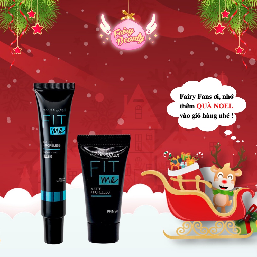 Kem Lót Kiềm Dầu, Ngăn Xuống Tông Và Chống Nắng SPF 20 Fit Me Primer Matte+Poreless 30/5ml