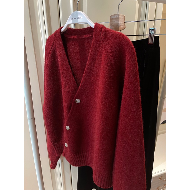 Set đồ SUXI gồm chân váy chữ A và áo tay dài thời trang xinh xắn