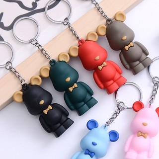 Móc Chìa Khoá Cute Gấu BearBrick, Móc Khoá Keychain Hình Gấu Dễ Thương