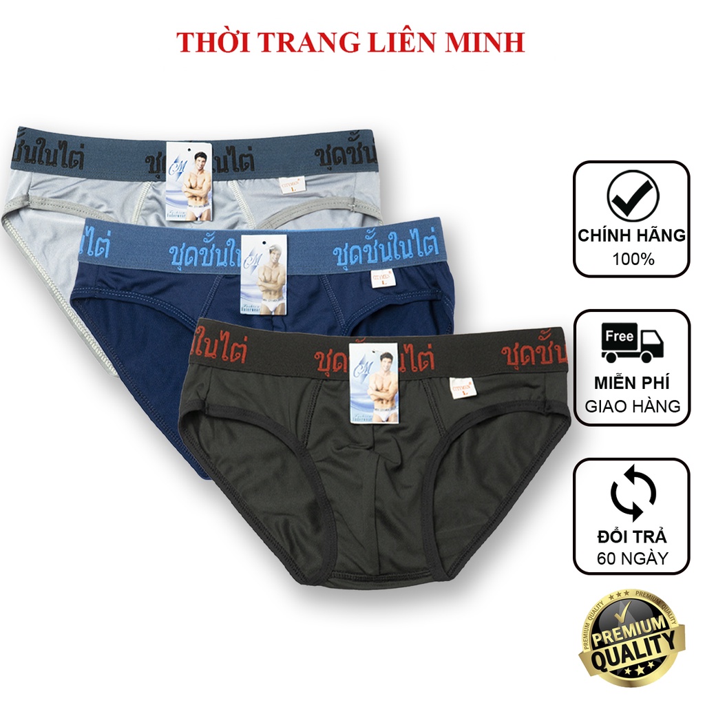 Combo 2 Quần lót nam CITYMEN lưng Thái Lan vải thun lạnh 4 chiều đồ lót nam cao cấp