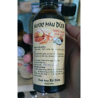 Nước màu dừa nguyên chất, 250ml