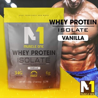 Whey protein isolate M1, sữa tăng cơ giảm mỡ loại 1kg