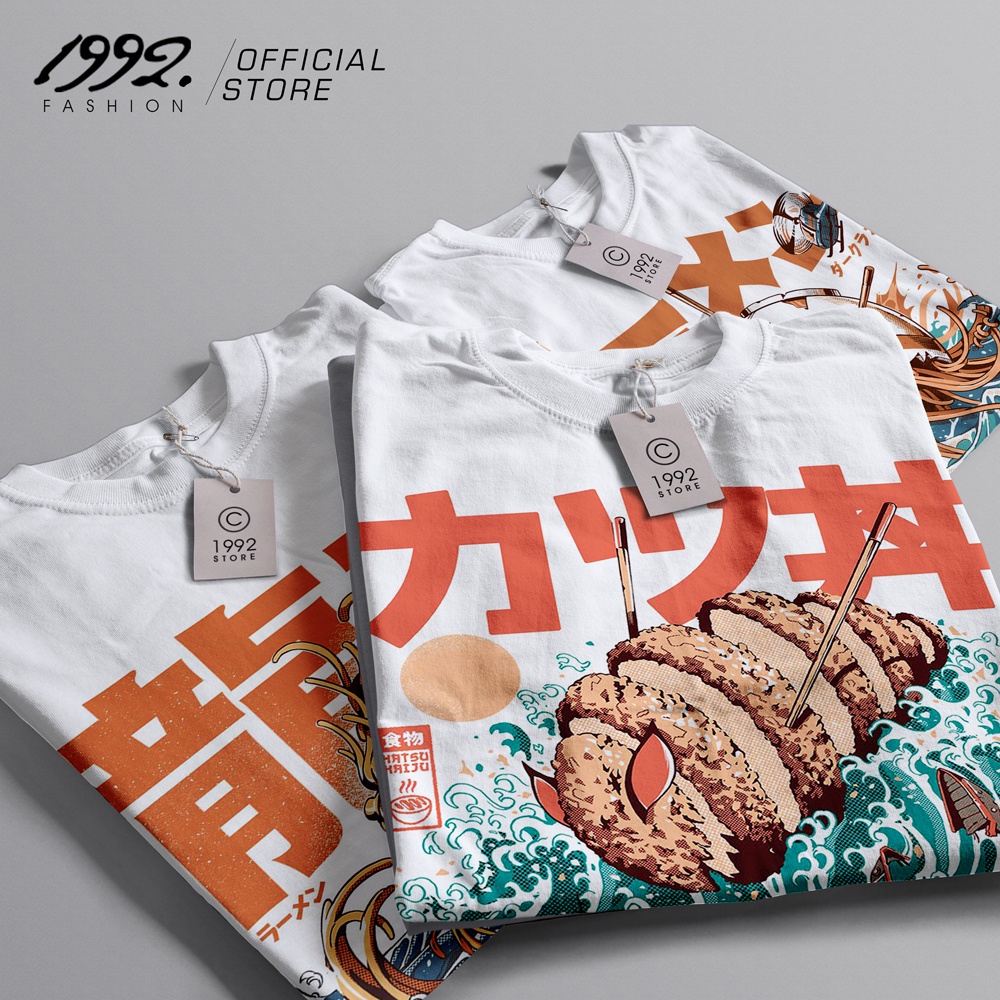 Áo thun Japanese Watermelon Retro Art  ngắn tay