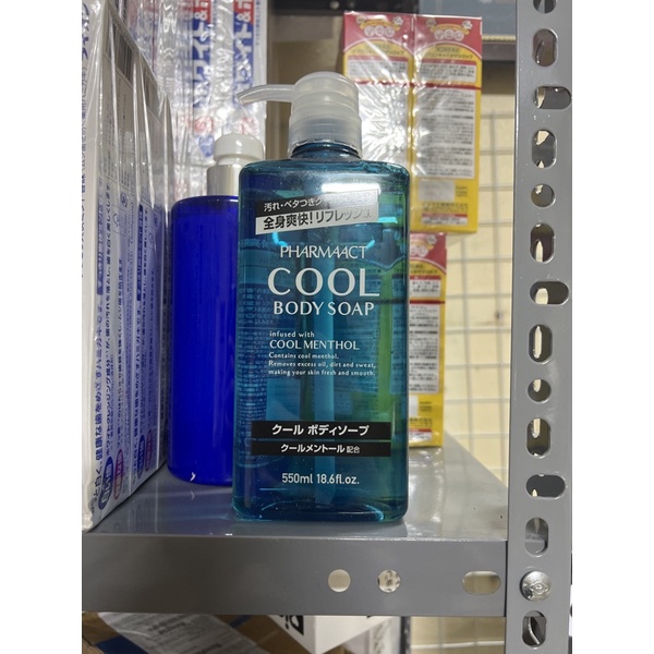 Sữa Tắm Cho Nam Cool Body Soap Pharmaact Nhật Bản 600ml