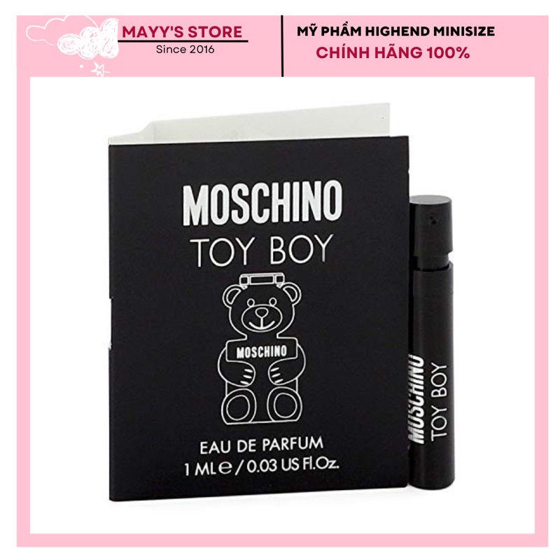 Vial Nước Hoa Nam Moschino Toy Boy 1ml