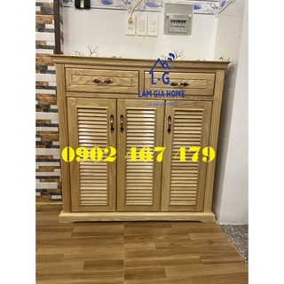 Tủ giày dép gỗ sồi nga cao cấp hàng bao đẹp