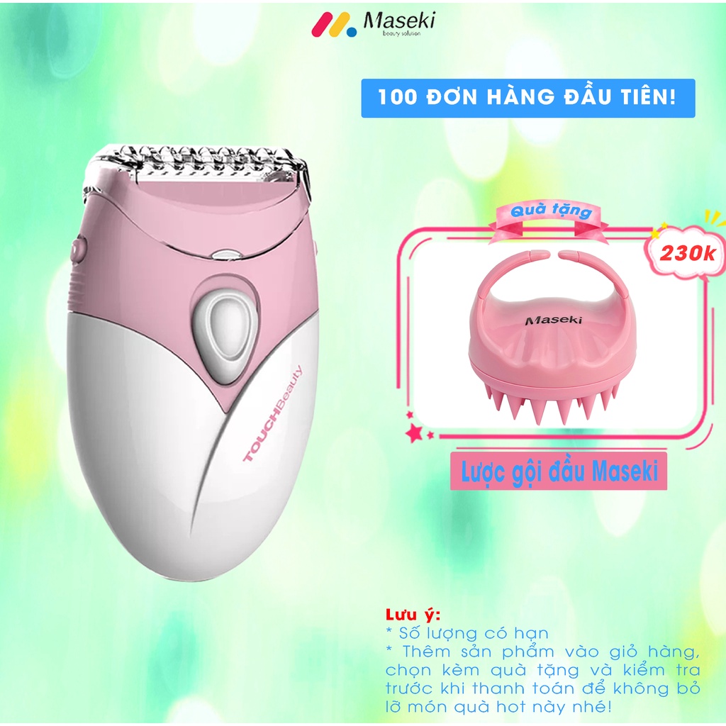 Máy Cạo Lông Toàn Thân Touch Beauty, Máy Tỉa Lông Đa Năng, An Toàn, Không Đau Rát