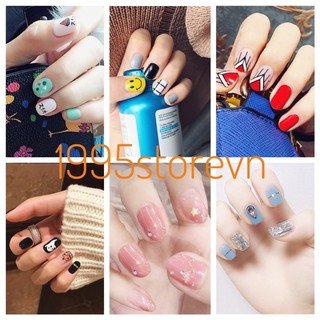 Nail sticker dán móng tay, sticker trang trí móng tay 3d chống thấm nước