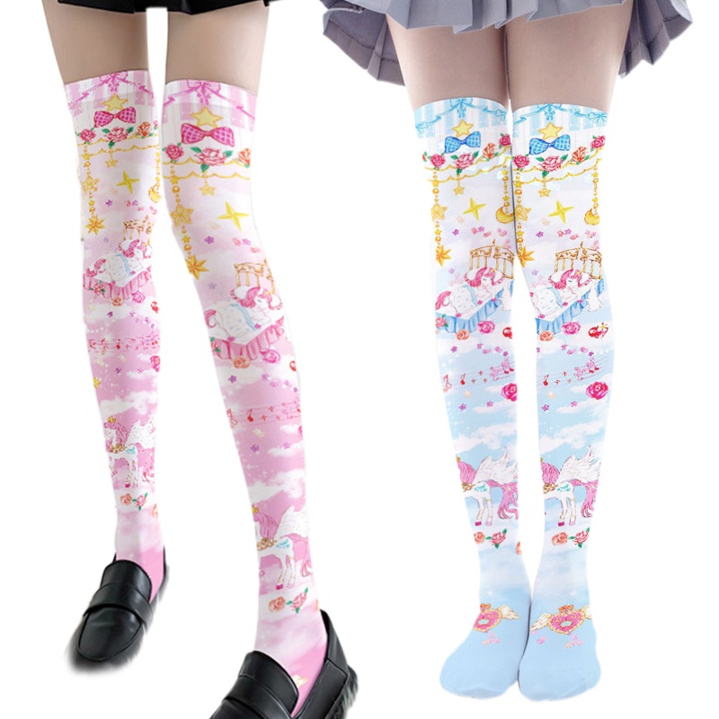 Tất Dài Qua Gối Hóa Trang Nhân Vật Hoạt Hình Phong Cách Lolita Nhật Bản Cho Nữ